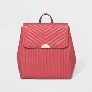 A New Day Women's Quilted Backpack, Rose Color